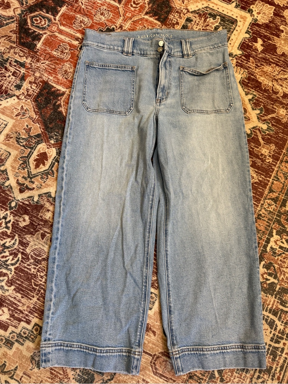 American Eagle Light Blue High-Rise Denim Jeans